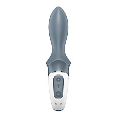 Анальный надувной вибратор Satisfyer Air Pump Booty 1, гибкий ствол