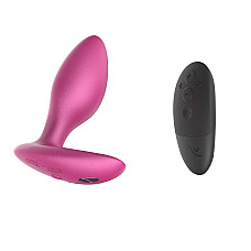 Анальная смарт-вибропробка We-Vibe Ditto+ Cosmic Pink, 10 режимов, пульт ДУ