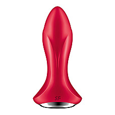 Анальная смарт-вибропробка с жемчужным массажем Satisfyer Rotator Plug 1+ Red