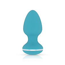 Анальная вибропробка Cala Azul – Blanca Vibrating anal plug, 10 режимов