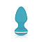 Анальная вибропробка Cala Azul – Blanca Vibrating anal plug, 10 режимов