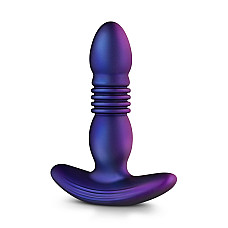 Анальная пробка с вибрацией и пульсацией Hueman - Supernova Thrusting Buttplug