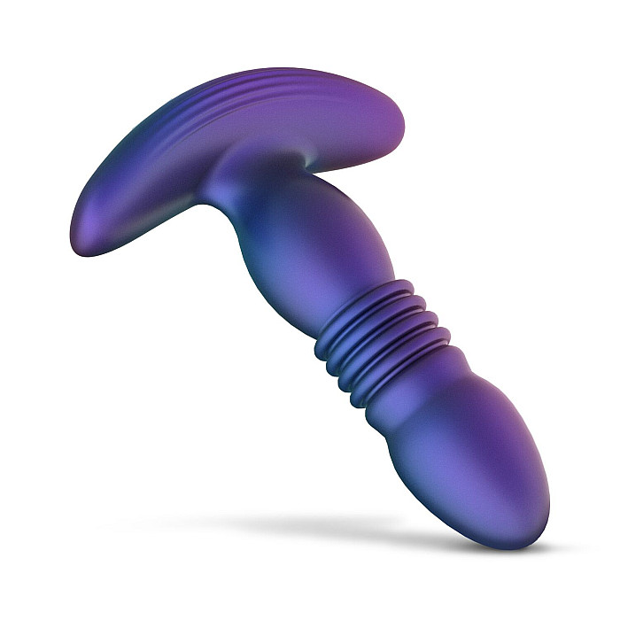 Анальна пробка з вібрацією та пульсацією Hueman - Supernova Thrusting Buttplug