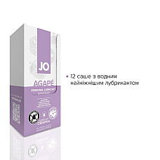 Набір лубрикантів Foil Display Box – JO Agape Lubricant – 12 × 10ml