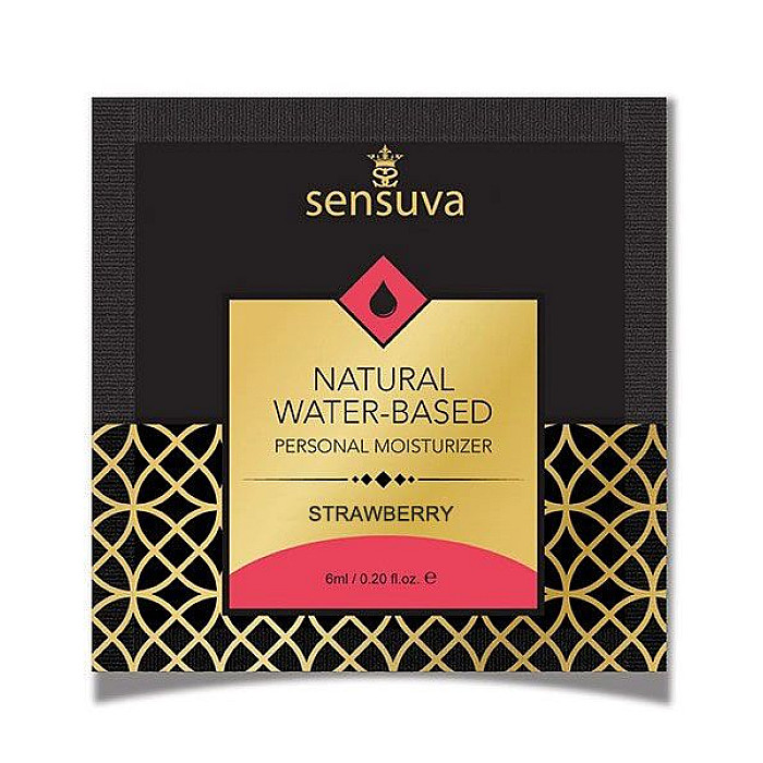Пробник Sensuva - Natural Water-Based Strawberry (6 мл)
