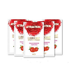 Пробник лубриканта с феромонами MAI ATTRACTION LUBS STRAWBERRY (10 мл)