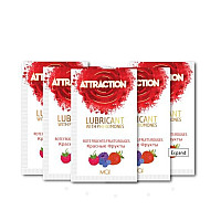 Пробник лубриканта с феромонами MAI ATTRACTION LUBS RED FRUITS (10 мл)