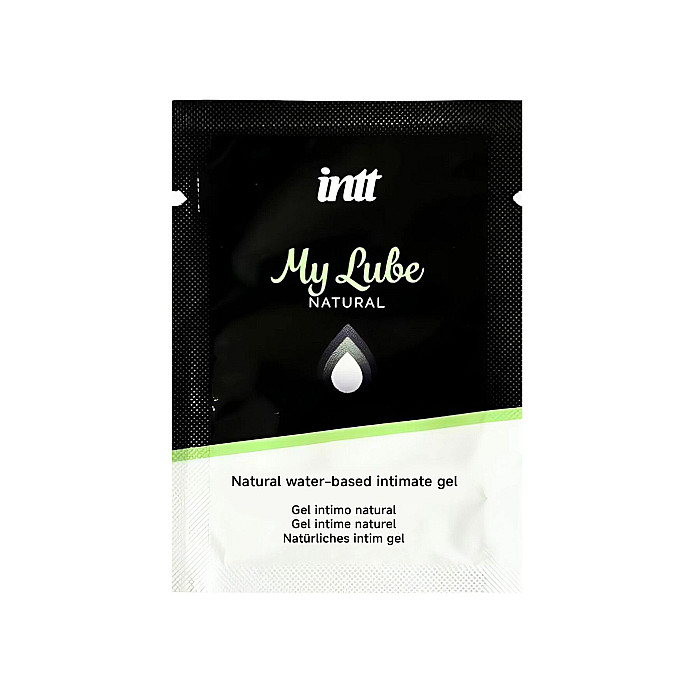 Пробник лубриканта на водній основі Intt My Lube Natural, 2 мл