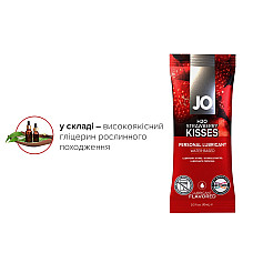 Набір лубрикантів Foil Display Box – JO H2O Lubricant – Strawberry – 12 × 10ml