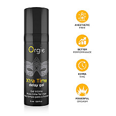 Гель-пролонгатор Orgie Xtra Time Delay Gel, 15 мл, на водній основі, без анестетиків