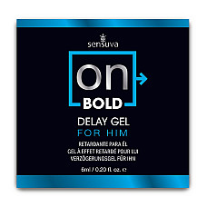 Пробник пролонгатора для чоловіків Sensuva ON Bold (6 мл) з солодко-м’ятним смаком