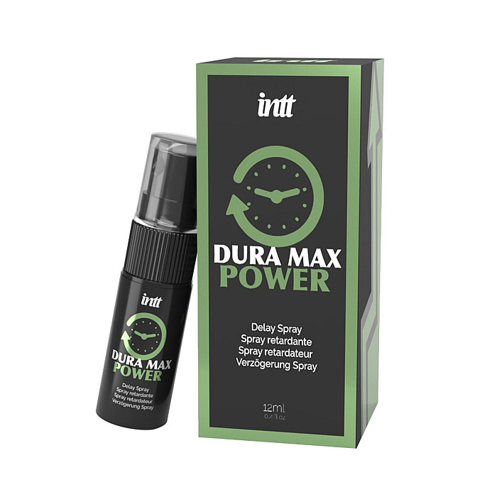 Пролонгатор-спрей Intt Dura Max Power (12 мл) с охлаждающим эффектом, без лидокаина, с пантенолом