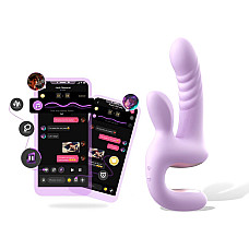 Смарт-пульсатор Magic Motion Magic Duet Purple, 10 режимов пульсаций, 10 режимов вибрации
