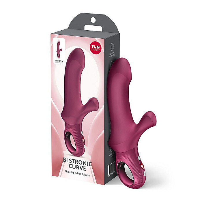 Пульсатор Fun Factory Bi Stronic Curve Wine Red