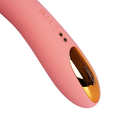 Смарт-вибратор с пульсацией Svakom Ava Neo Peach Pink, 15 режимов работы, водонепроницаемый
