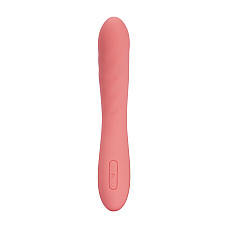 Смарт-вибратор с пульсацией Svakom Ava Neo Peach Pink, 15 режимов работы, водонепроницаемый