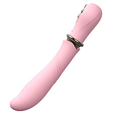 Пульсатор с подогревом Zalo Sweet Magic - Desire Fairy Pink, турбо режим