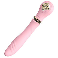 Пульсатор с подогревом Zalo Sweet Magic - Desire Fairy Pink, турбо режим