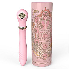 Пульсатор с подогревом Zalo Sweet Magic - Desire Fairy Pink, турбо режим