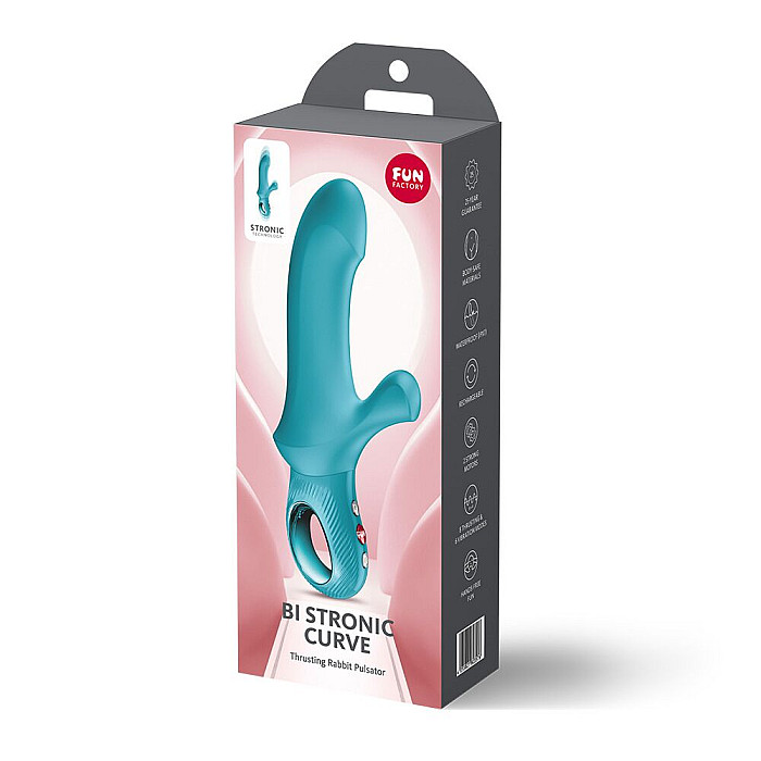 Пульсатор Fun Factory Bi Stronic Curve Aquamarine