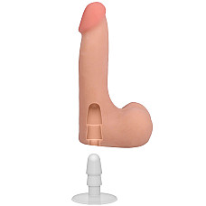 Фаллоимитатор Doc Johnson The Realistic Cock ULTRASKYN - 7 Inch with Balls Vanilla