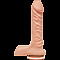 Фаллоимитатор Doc Johnson The D - Super D - 8 Inch With Balls - ULTRASKYN, диаметр 5,1см