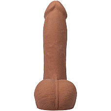 Фаллоимитатор Doc Johnson The Realistic Cock ULTRASKYN - 7 Inch with Balls Caramel