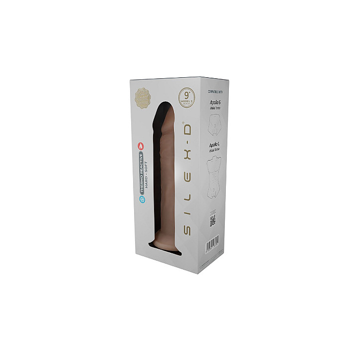 Фаллоимитатор SilexD Flesh (MODEL 2 size 9in) Liquid Silicone, подходит для торса Apollo S и L