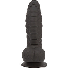 Фаллоимитатор ADDICTION Ben 7" Dildo With Balls Black, вибропуля в подарок