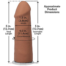 Фаллоимитатор Doc Johnson The Realistic Cock ULTRASKYN - 5 Inch Caramel