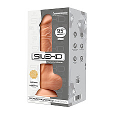 Фалоімітатор SilexD Kevin Flesh (MODEL 1 size 9.5in), двошаровий, силікон + Silexpan, діаметр 4,5 см