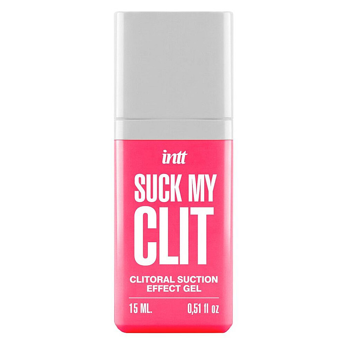 Смоктайзер для клитора Intt Suck My Clit Wild Strawberry (15 мл), клубника, гель с эффектом посасывания