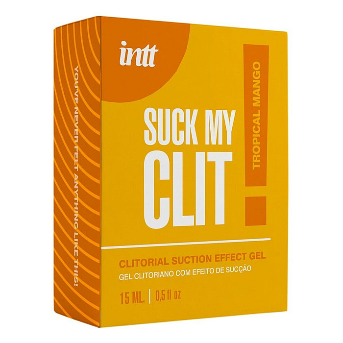 Смоктайзер для клитора Intt Suck My Clit Tropical Mango (15 мл), манго, гель с эффектом посасывания