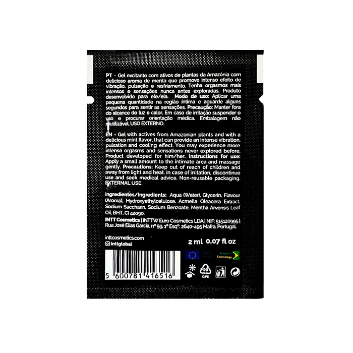 Пробник жидкого вибратора Intt Vibration Ice (2 мл)