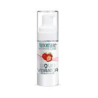 Лубрикант з ефектом вібрації Amoreane Med Liquid Vibrator Strawberry (30 мл)