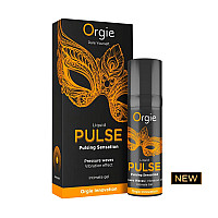 Смоктайзер для клітора Orgie Liquid Pulse 15 мл, вкус Ice Caramel, гель з ефектом посмоктування