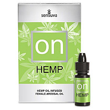 Возбуждающие капли для клитора Sensuva – ON for Her Hemp Infused Arousal Oil (5 мл) с маслом конопли