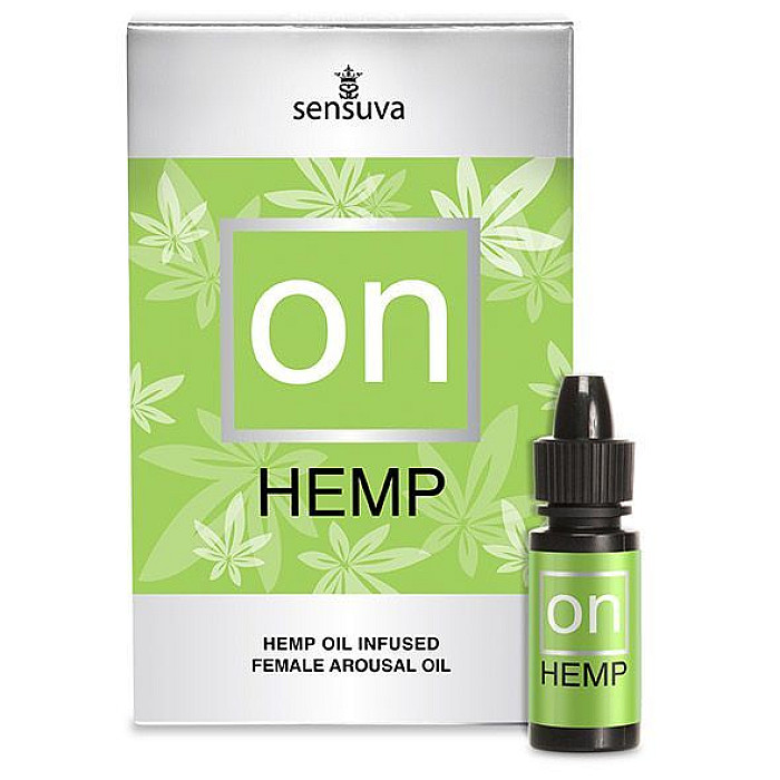 Возбуждающие капли для клитора Sensuva – ON for Her Hemp Infused Arousal Oil (5 мл) с маслом конопли