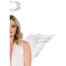 Крила ангела Leg Avenue Marabou Feather Angel Wings, справжнє пір'я