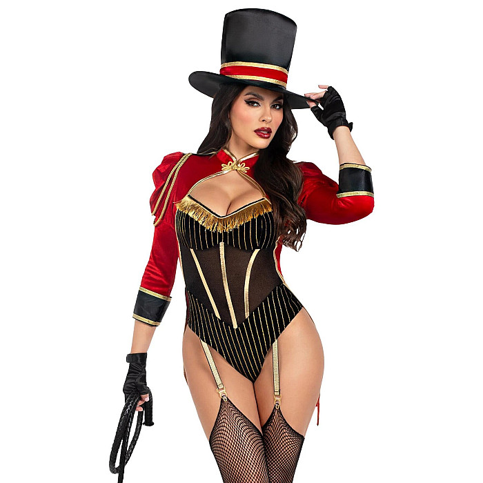 Костюм циркачки Leg Avenue Ravishing Ringmaster Bodysuit XS