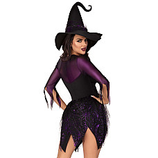 Костюм ведьмы Leg Avenue Mystical Witch L, платье, шляпа