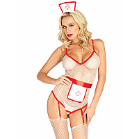 (SALE) Leg Avenue Roleplay TLC Nurse White O/S
