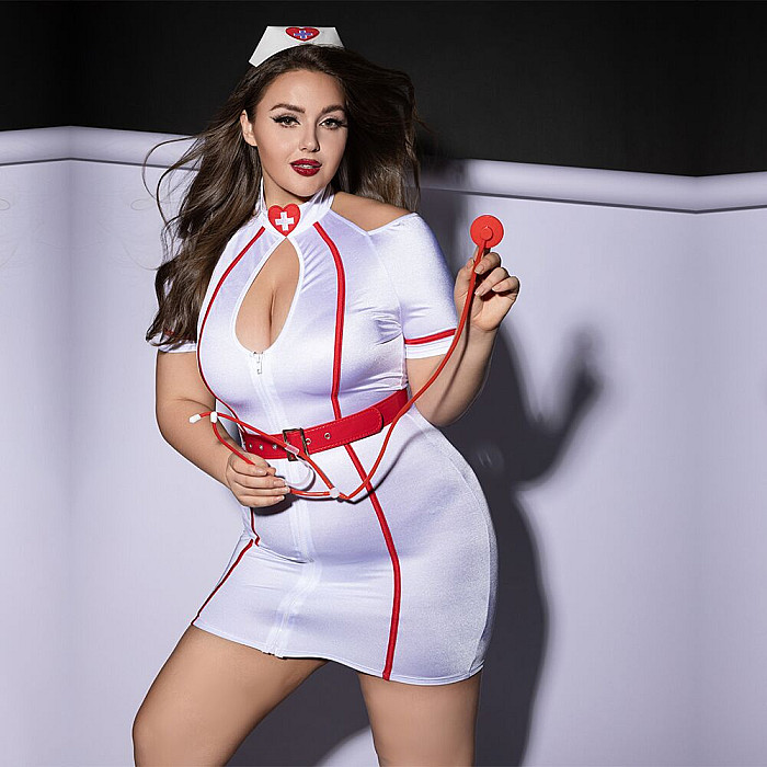 Эротический костюм медсестры JSY P61115 Plus Size