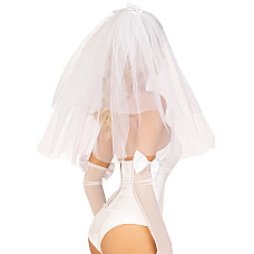 Фата невесты Leg Avenue Tiered bridal veil O/S Whie