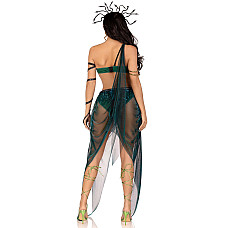 Эротический костюм Медузы Горгоны Leg Avenue Medusa Costume M, топ, юбка, нарукавники, украшения