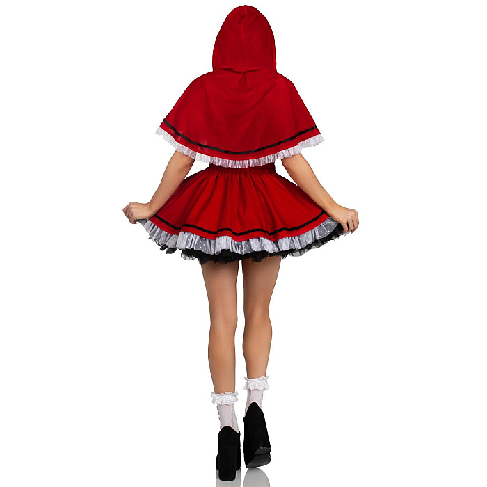 Костюм Червоної Шапочки Leg Avenue Flirty Miss Red Top and Skirt M