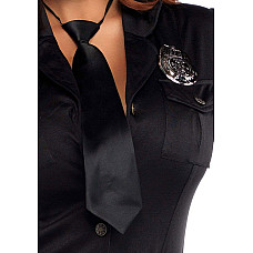 Эротический костюм полицейской Leg Avenue Dirty Cop S/M, 6 предметов