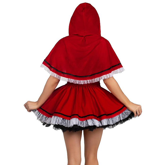Костюм Червоної Шапочки Leg Avenue Flirty Miss Red Top and Skirt XS