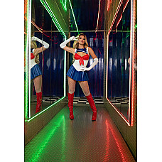 Эротический костюм Сейлор Мун Leg Avenue Sexy Sailor S, платье, перчатки, бант
