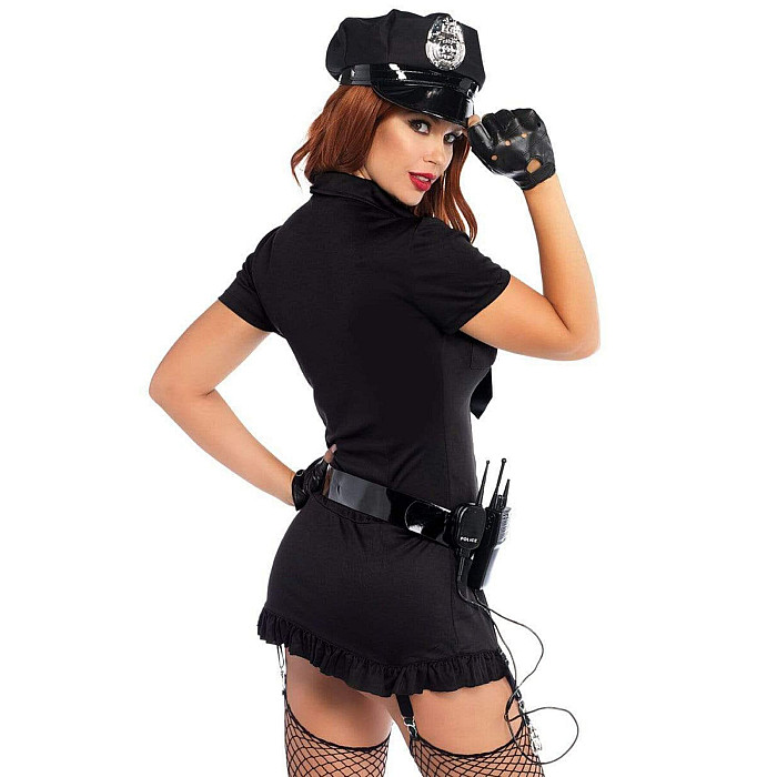 Еротичний костюм поліцейської Leg Avenue Dirty Cop M/L